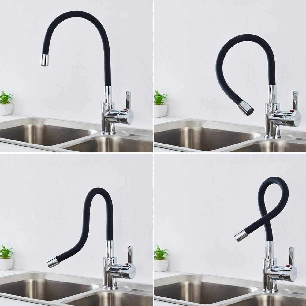 Flexible kitchen deals tap